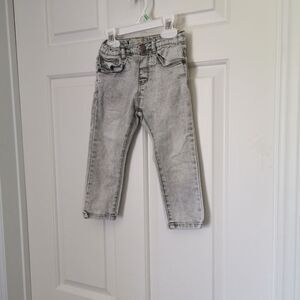 2/$20 Zara Baby boy distressed jeans size 18-24 m